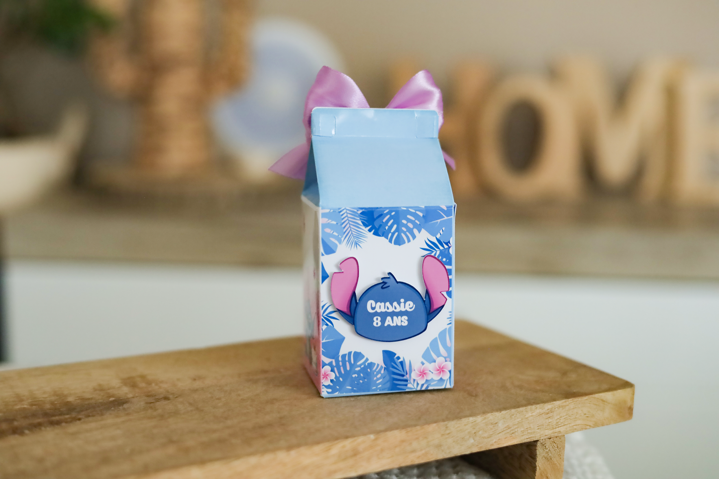 Stitch - Lot de 16 boîtes personnalisées – Décoration d’anniversaire enfant
