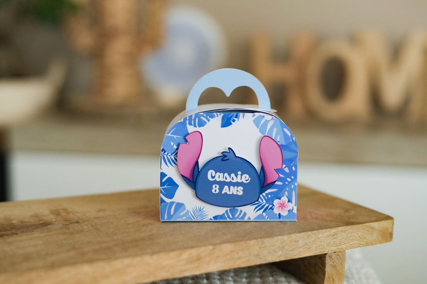 Stitch - Lot de 16 boîtes  personnalisées – Décoration d’anniversaire enfant