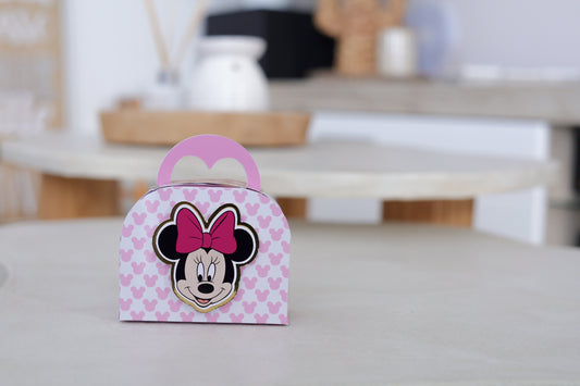 Minnie - Boîte valise personnalisée – Décoration d’anniversaire enfant